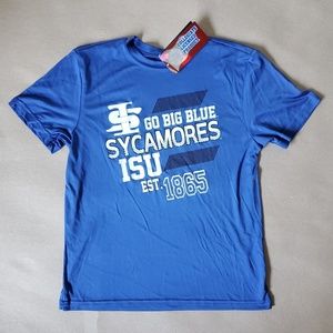 ‼PROMO NWT Youth Boy T-Shirt Sycamores ISU - M
